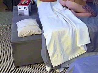 blonde milf bodybuilder flaunts huge tits and tight wet pussy