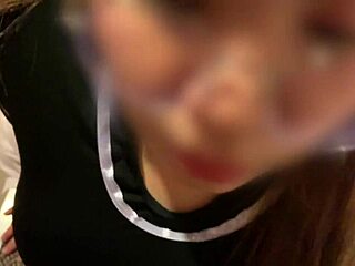 glasses japanese schoolgirl gets creampied hard by horny thai stud