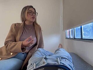 Stepmother craves young cock deepthroat blowjob bent over doggystyle pounding now!