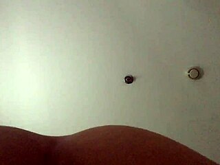 Chinese girlfriend bounces wildly on cock riding reverse cowgirl