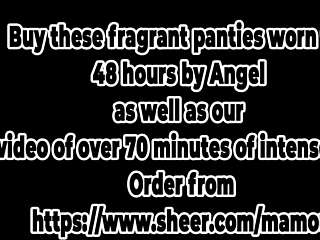 Angel’s Massive Natural Tits Dripping with Hot Cum Tease