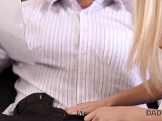 Old bald man cheats with young hairless girlfriend in intense affair