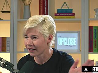 Up Close Sexy Blonde Anna Claire Clouds Orgasms Solo Masturbation