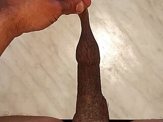 Watch me drip wax on my tattooed foreskin!