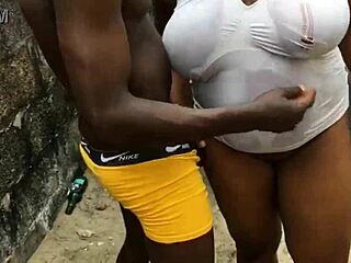 Outdoor Gangbang With Baddest Fat African Bitch Alpha Baddie