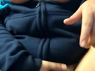 curvy hairy babe fingers wet pussy to explosive solo orgasm