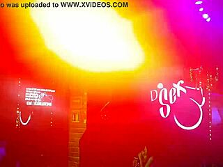 Latina teen gives steamy desk table dance