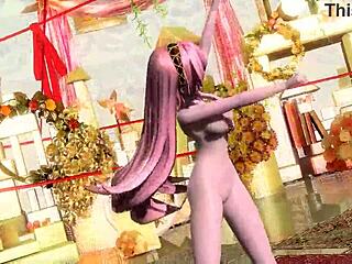 Megurine Luka Nude Mod Reveals Big Tits Ass and Pussy
