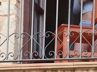 neighbor spied on me blackmails me to upload this sexy lingerie vid?