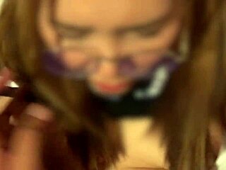 glasses japanese schoolgirl gets creampied hard by horny thai stud