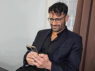 Kristina grace takes dap piss gagging mouthful from boss and colleague