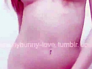 ai lu lu dances wildly showing pierced pussy slutty bunny style