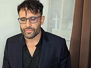 Kristina grace takes dap piss gagging mouthful from boss and colleague