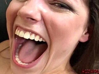 wanna see bobbi starr freak out first time riding monster cock toys?