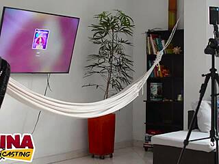 mia's tattooed colombian casting debut