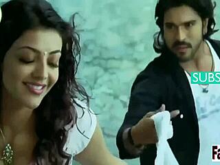 Kajal's Massive Boobs Bounce During Intense Fuck Session