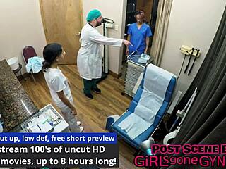 Genesis faces her first intense gyno exam up close 😲🔍