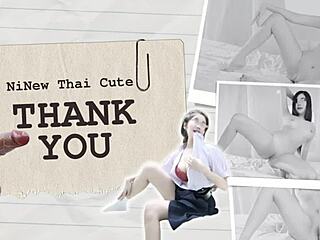 ninew thai babe loves pussy licking and warm creampie finish