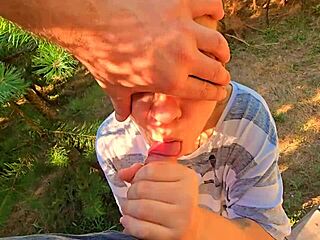 rubbing wet panties for horny babe leads to massive cumshot pov