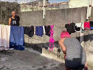 hot wife takes it deep from her man's huge cock