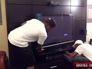 leilani lei, two bbc studs service your milf holes!