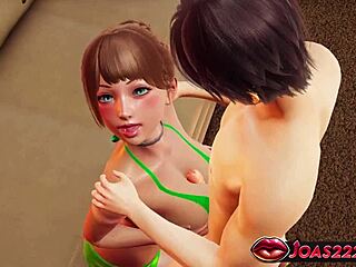 Oiled Fairy Layla Delivers Bra Titfuck Handjob And Intense Blowjob Facial Animation