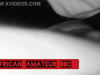 Ebony couple squirts on monster bbc in rough homemade fuck