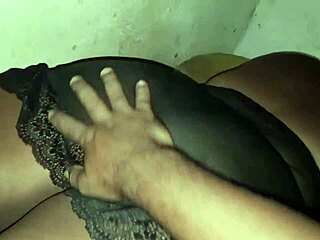 Chubby amateur wife prostitute upskirt tease with corno hubby