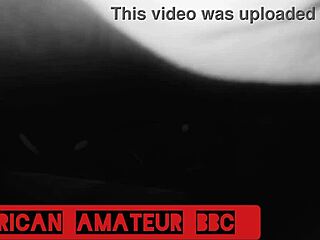 Ebony couple squirts on monster bbc in rough homemade fuck