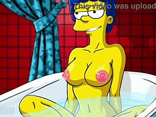 slutty housewife slurps big black cocks simpsons parody