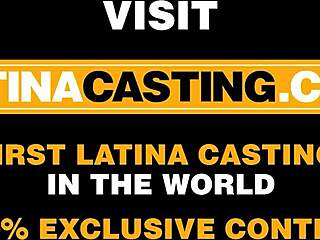 Innocent ebony latina screams rough monster cock first anal