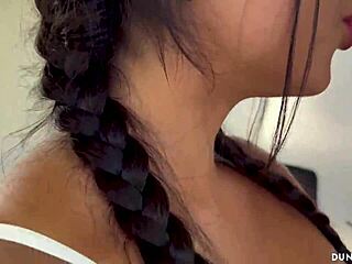 gym empty, so we fucked hard and squirted everywhere