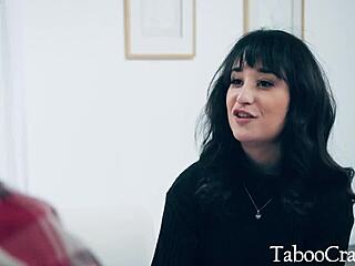 Skinny Teen Begs Stepdad's Carrot to Stay and Ride Hard