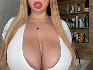 lustful stepmom craves huge cock in bathtub!