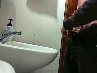 skinny solo strokes monster cock hand fuck