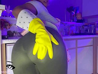 Eager Ebony Milf Whore Rides Big Black Cock with Dirty Talk to Wet Pussy Orgasm