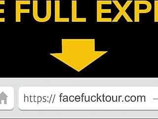 Lovely Yessica Bunny Gags Submissively On Daddy's Massive Cock Deepthroat