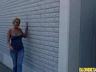 Hot Blonde Secretary Codi Charmichael Rides Boss Huge Cock Deep