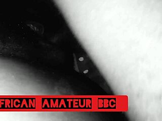 Ebony couple squirts on monster bbc in rough homemade fuck