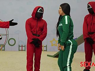 Squid Game Parody Cookie Challenge with Elizabeth Marquez