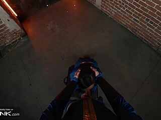 VR Cosplay Parody: Horny Brunette Lucy Sucks And Fucks Anally In Fallout Pt 1