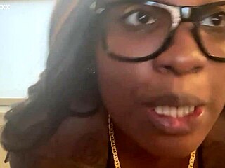 hazelnutxxx ebony in bikini facefucked by black monster cock