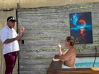 damn this lost girl in forest needs my cock deep inside