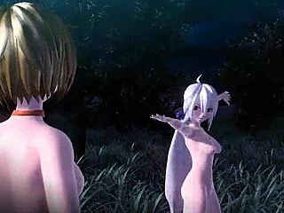 Kagamine Rin Meiko Haku Full Nude Goddess Reveal