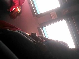 telugu auntie's huge fat ass shakes on train ride