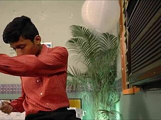 Indian Beauty Seduces Electrician for Passionate Fuck