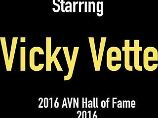 vicky vette lingerie milf sucks boss huge cock surprise