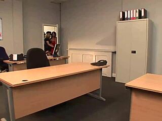 kat lee bends over after steamy foreplay with officer jan