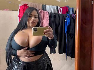 Caught my tenant masturbating in backyard she was filming porn so i joined in