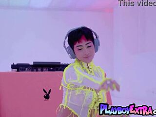 nude latina teen mia valentine strips stockings for dj hobby